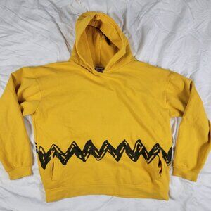 Peanuts Charlie Brown Adults XL Hoodie Sweatshirt Casual Long Sleeve Cedar Fair